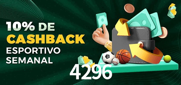 10% de bônus de cashback na 4296